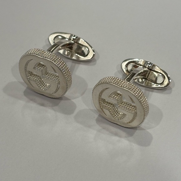 Gucci Interlocking G Cufflinks - Picture 2 of 4